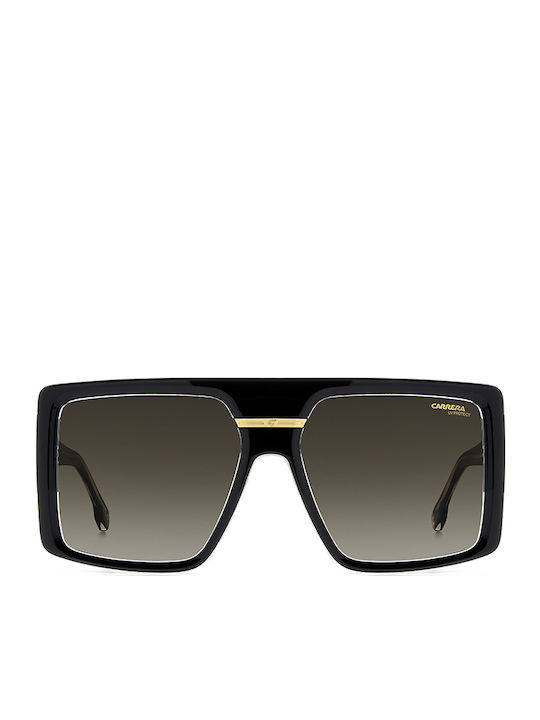 Carrera Men's Sunglasses with Black Horn-Rimmed Frame and Grey Gradient Lens VICTORY C 13/S 7C5HA
