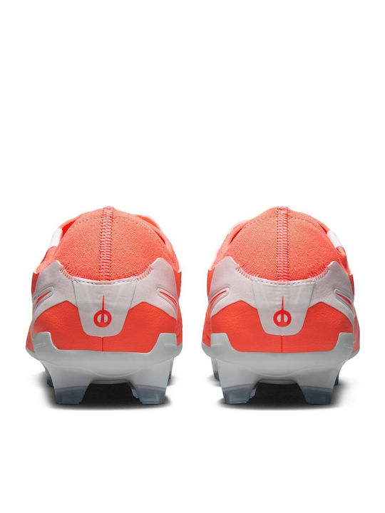 Nike Tiempo Legend 10 Pro Football Shoes with Cleats Orange