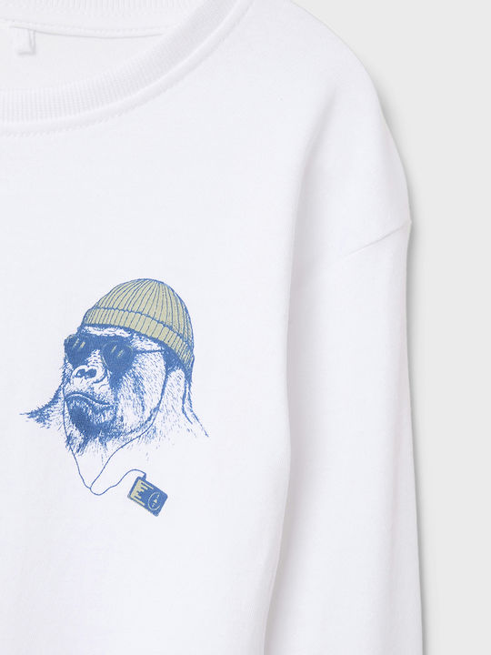 Kids' Shirt Long Sleeve Bright White, Off White