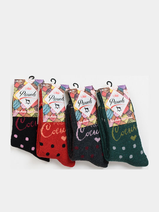 Șosete Termice pentru Femei Pamela, Set de 4 Perechi, 12 Multicolor