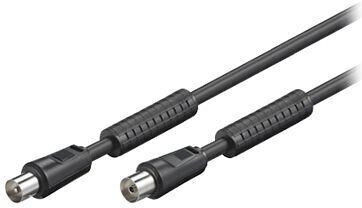 Good Connections Antenna Cable Coax male - Coax female Black 10m 1pcs