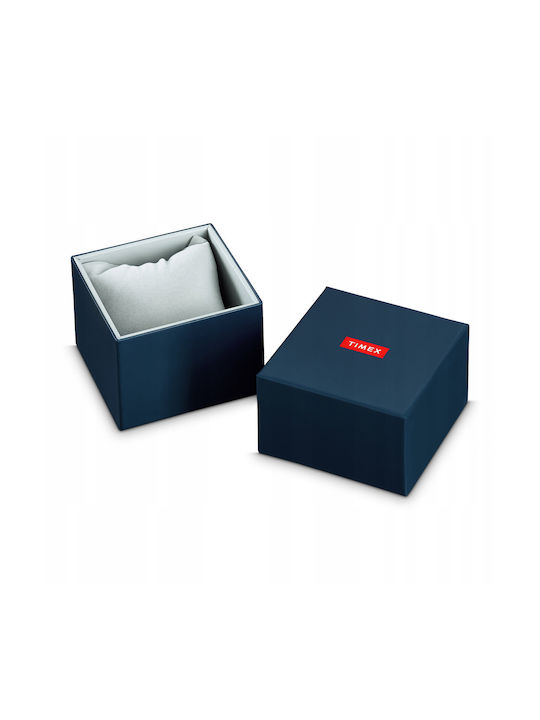 Timex Γυναικείο Ρολόι 26mm Μπαταρίας με Ασημί Μεταλλικό Μπρασελέ
