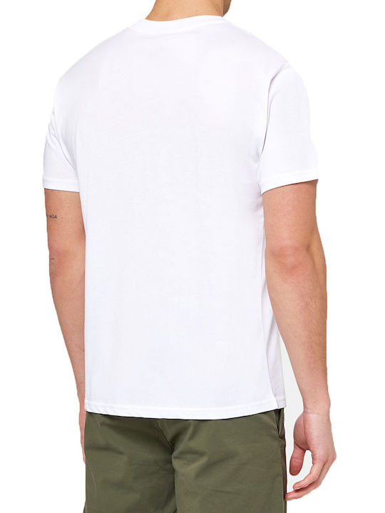 Short-sleeved Sundek Logo M021TEJ7800-WHITE Men's Blouse