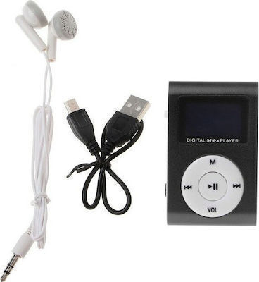 MP3 Player with LCD Screen 1.1" Black S-MP3-2016B