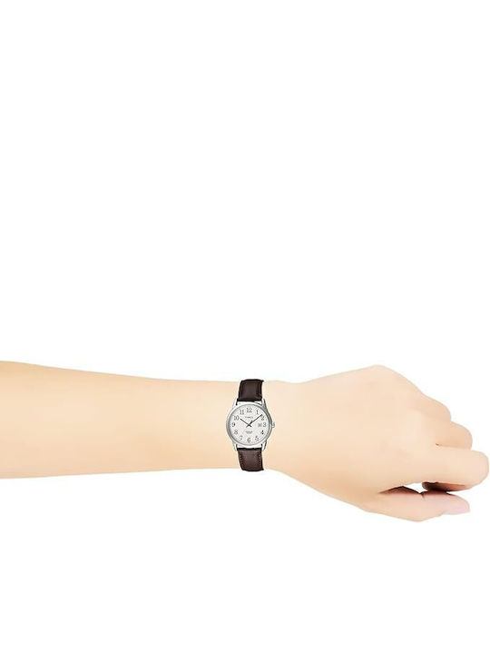Timex Easy Reader Ceas Bărbătesc 38mm Baterie cu Maro Curea din Piele