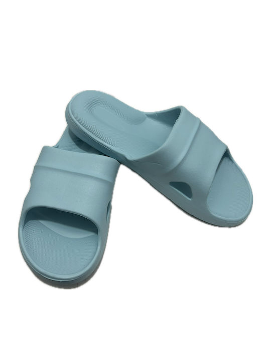 Women's Slides Light Blue