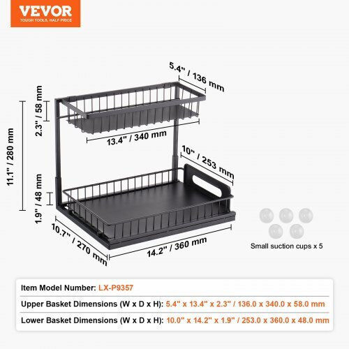 Vevor Tabletop Metal Rack 27x36cm
