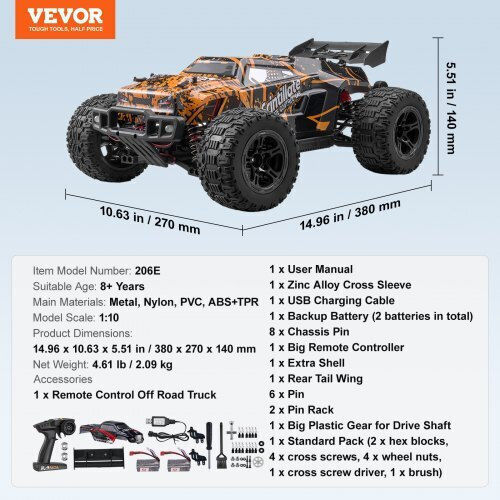 Vevor Ferngesteuertes Auto 4WD