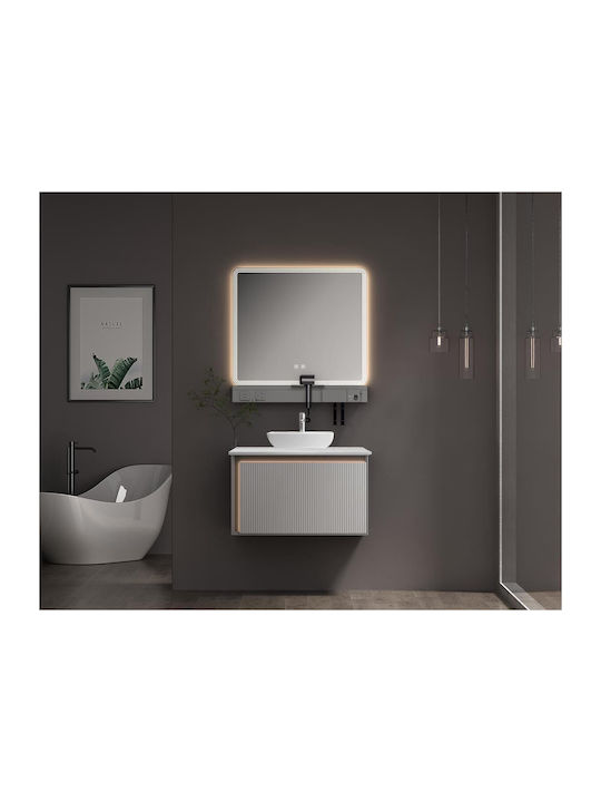 Martin Bathroom Mirror Led Gray