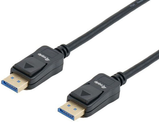 Equip Cable DisplayPort male - DisplayPort male 2.1m Μαύρο (119271)