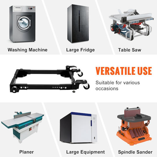 Vevor Mobile Base Heavy Duty Universal Stand 1500 Lb Χωρητικότητας Μηχανήματα Εργαλείων
