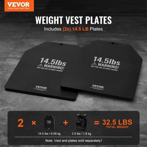 Vevor Πλάκες Γιλέκου 2x14.5 Lb Προπόνηση Δύναμης & Τρέξιμο Bxgbpbsp145lfbxj5v0