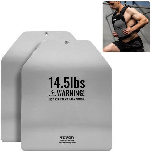 Vevor Καμπύλες Πλάκες Γιλέκου 2x14.5 Lb Προπόνηση Δύναμης Bxgbqbsp145l4kymqv0