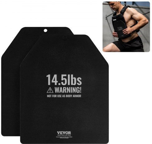Vevor Πλάκες Γιλέκου 2x14.5 Lb Προπόνηση Δύναμης & Τρέξιμο Bxgbpbsp145lfbxj5v0