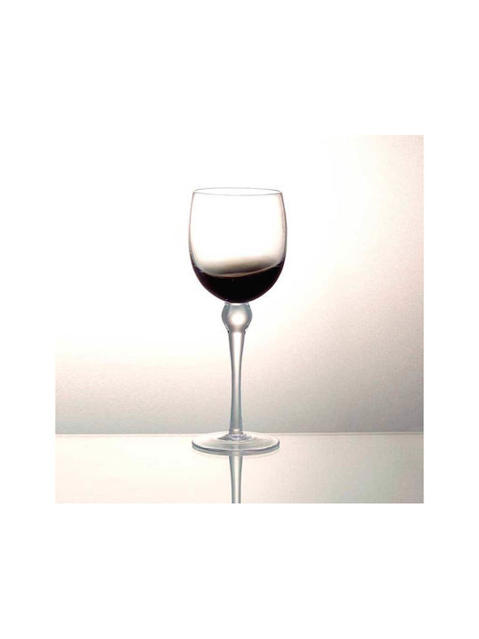 Cryspo Trio Set of Glasses for White Wine made of Glass Half Smoke Stemmed 280ml 6pcs