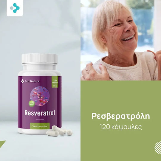 FutuNatura Ресвератрол 125mg Специална Хранителна Добавка 120 Капсули