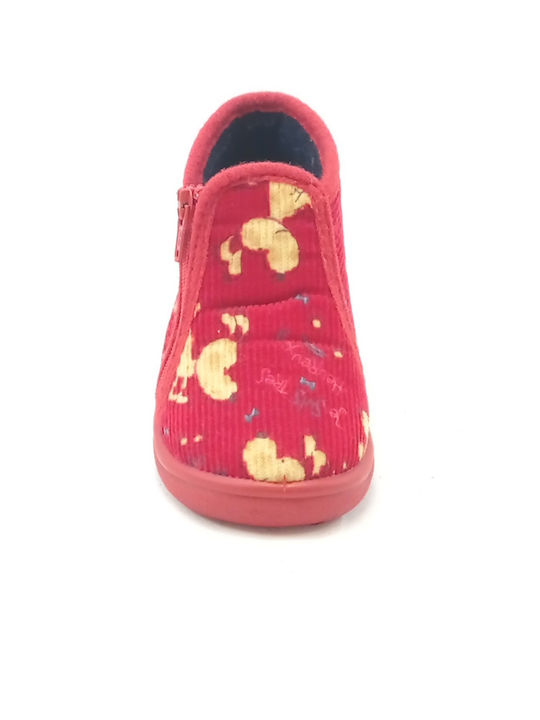 Kinderhausschuhe Stiefel Rot