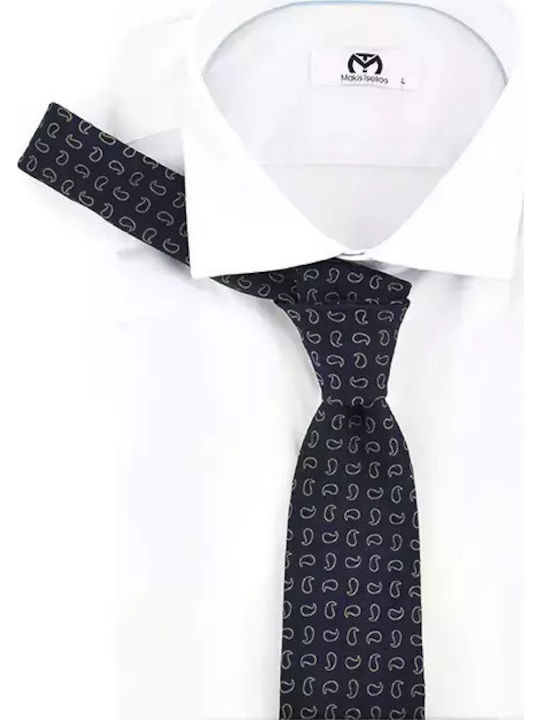 Guy Laroche Ανδρική Γραβάτα Μεταξωτή σε Μπλε Χρώμα