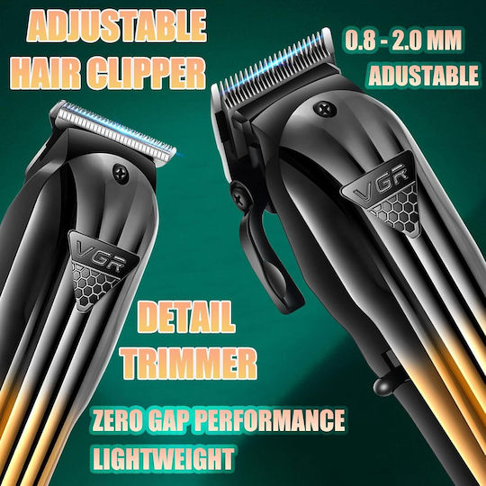 VGR Rechargeable Hair Clipper Set Yellow V-644