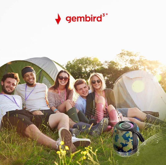 Gembird Bluetooth Speaker 8W with Radio and Battery Life up to 4 hours Multicolour SPK-BT-LED-05-CM