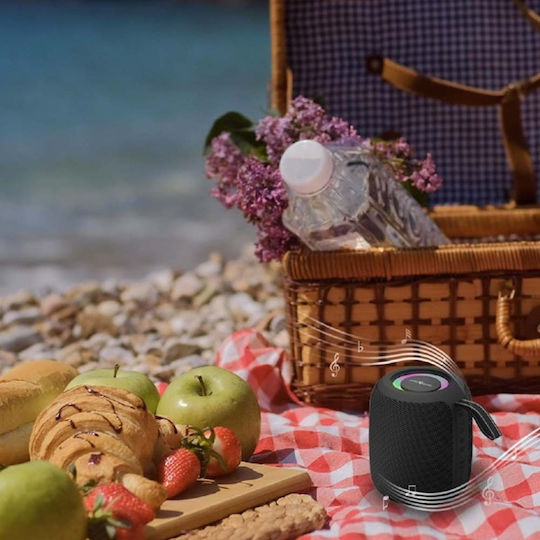 Gembird Bluetooth Speaker 8W with Radio and Battery Life up to 4 hours Black SPK-BT-LED-05-BK