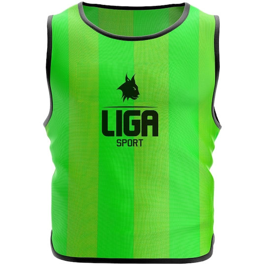 Mesh Training Bibs Divider Ligasport Green Fluo Junior Yn-1000-green Fluo-a