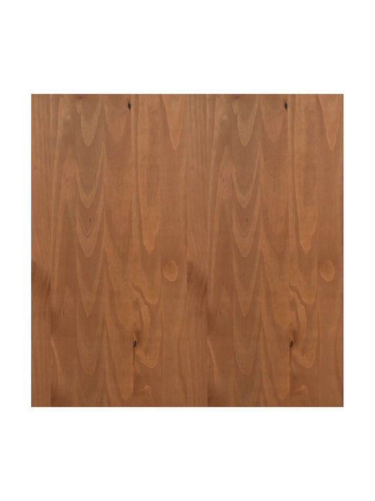 vidaXL Κρεμάστρα Τοίχου Ξύλινη 5 Θέσεων Καφέ 87x35x12cm