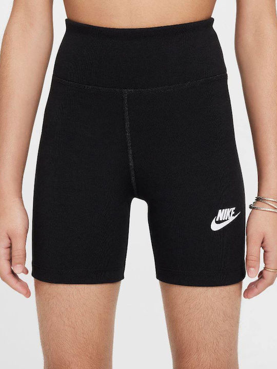 Kids Legging Sports Short Black / White SPORTSWEAR