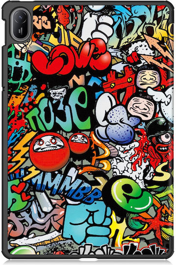 Graffiti Graffiti Klappdeckel Dauerhafte Mehrfarbige Huawei MatePad SE 11 2024