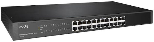 Cudy GS1024 v1 Unverwaltet L2 Switch mit 24 Ports Gigabit (1Gbps) Ethernet