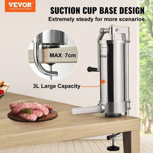 Vevor Sausage Filler Machine 3lt 52x15.3x16.9cm
