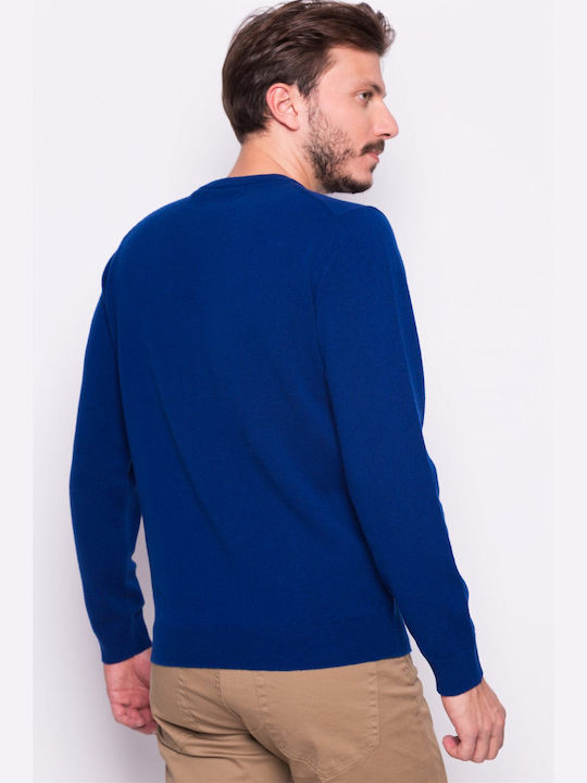 Gant Super Fine Lambswool Crew Pullover College Blue