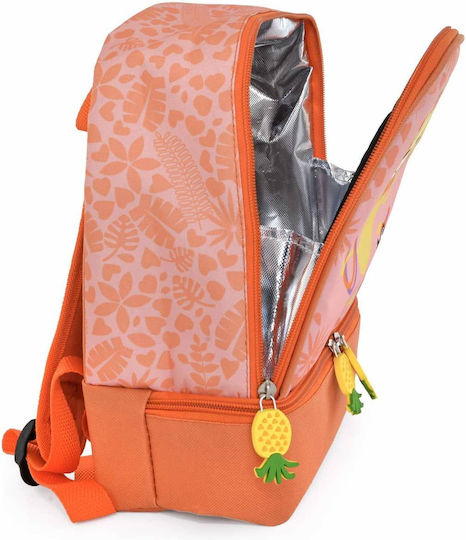 Iris Barcelona Geantă Izotermică de Prânz de Mână pentru Școală 5lt Portocaliu 21 x 12 x 28cm