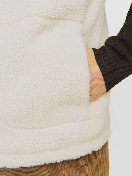 Sleeveless Winter Jacket Windproof White