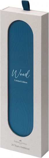 Faber-Castell Ambition Πένα Γραφής Fine Ξύλινη με Μπλε Μελάνι