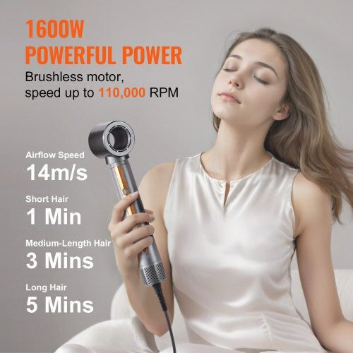 Vevor Ionischer Multistyler Beheizt mit Keramikbeschichtung 1600W