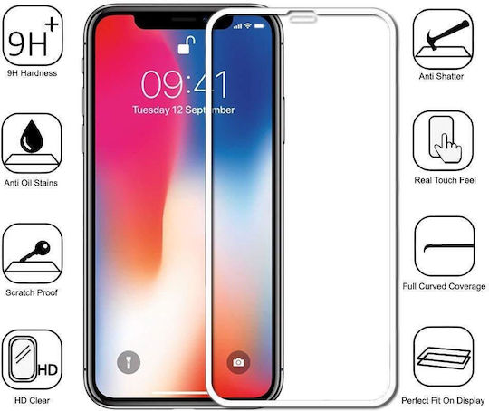 5D Full Glue Tempered Glass Μαύρο (Nokia 5.1 Plus)