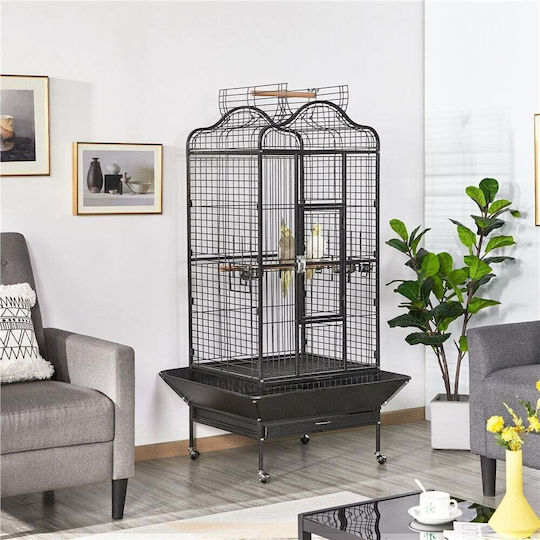 King Kong Cages Bird Cage 83x78x156cm. Black