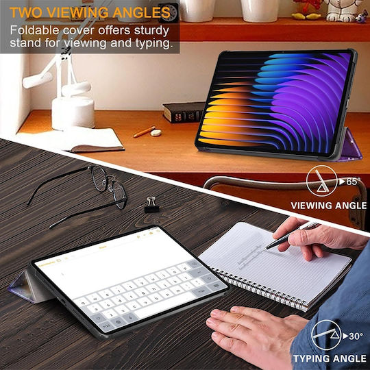 Techsuit Flip Cover Black Tablet Case Compatible With Xiaomi Pad 7 Xiaomi Pad 7 Pro