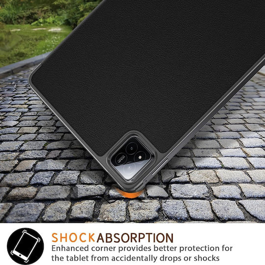 Techsuit Flip Cover Black Tablet Case Compatible With Xiaomi Pad 7 Xiaomi Pad 7 Pro