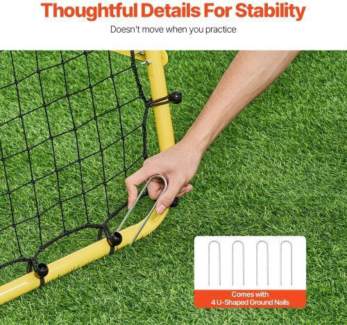 Vevor Football Training Ball Return Net 101.6x88.9x93.98cm