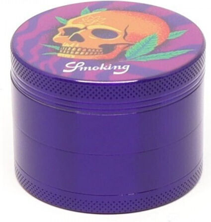 Smoking Skull 4 Parts Metal Grinder 50mm 023126