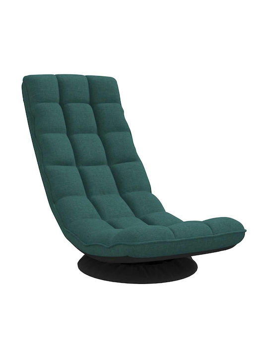 Armchair Swivel Dark Green 70x51x79cm