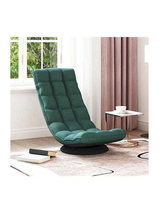 Armchair Swivel Dark Green 70x51x79cm