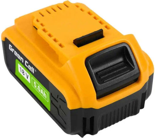 Green Cell Baterie Unealtă 18V cu Capacitate 5Ah