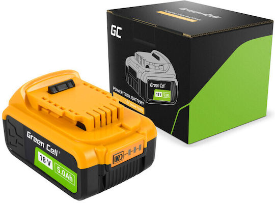 Green Cell Baterie Unealtă 18V cu Capacitate 5Ah