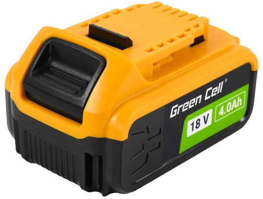 Green Cell Tool Battery 18V with Capacity 4Ah