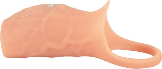 You2Toys Vibro-penis Προέκταση Πέους με Δόνηση Flesh 14cm