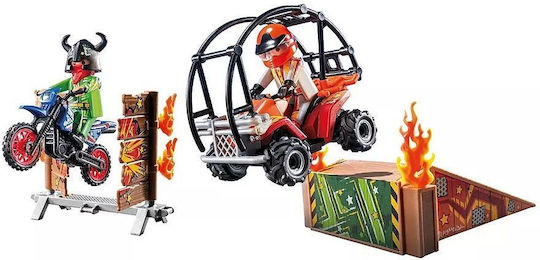 Playmobil Екшън герои Акробатика с ATV & Мотор за 4-10 години