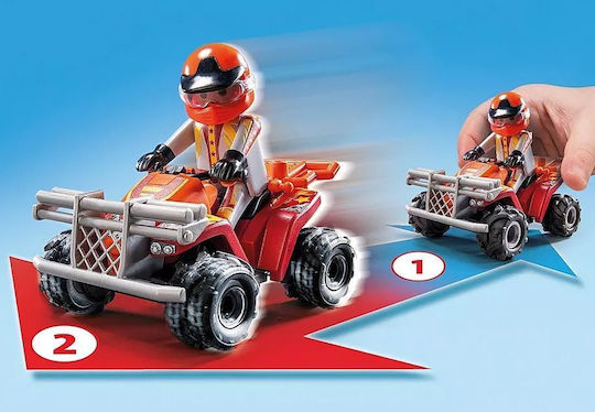 Playmobil Екшън герои Акробатика с ATV & Мотор за 4-10 години